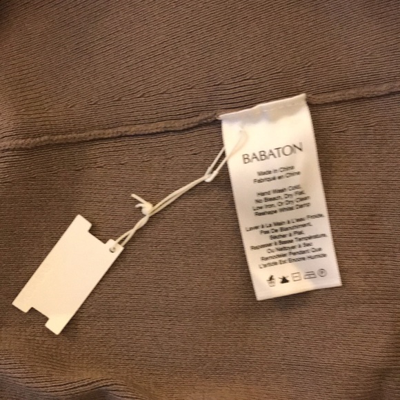 Aritzia Babaton Issac dress Modern Taupe NWT M - Picture 4 of 8